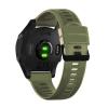 CYSUE Silicone Smart Watchband + 3pcs Anti-Dust Cap For Garmin Forerunner 945 935 Fenix 5 Plus Smartwatch Bracelet Wristband (Color : Army green) view 1