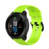 CYSUE Silicone Smart Watchband + 3pcs Anti-Dust Cap For Garmin Forerunner 945 935 Fenix 5 Plus Smartwatch Bracelet Wristband (Color : Army green) view 3