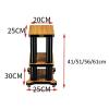 Speaker Stands,2pcs Bookshelf for Bookshelf Speakers Up to 40 Lbs, Weight Up to 30lbs - 1 Pair, Easy Assembly view 2