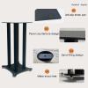 Speaker Stands,All Steel Bookshelf Surround Sound for Satellite & Bookshelf Speakers, Ideal for Home Theater Speakers view 4