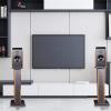 Speaker Stands,A Pair of Floor-to-Ceiling Bookshelf Speaker Tripod, Suitable for Home Theater Surround Music view 3