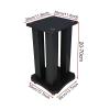 Speaker Stands,2pcs Surround Bookshelf for Large Speakers, Suitable for Living Room/Study/Bedroom view 2