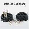 Speaker Stands,Spring Speaker Isolation Stand Feet, 4PCS Non-Slip Subwoofer Spring Vibration Absorber Spikes, for Small, Medium Bookshelf Computer Speaker view 4