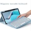KMXDD Keyboard Case Compatible with iPad Air 11 inch M2 2024, iPad Air 10.9 inch 4th & 5th gen - 2020,2022/ iPad Pro 11 4th 3th 2th Gen Keyboard Case Round Key Removable Keyboard,Pink view 4