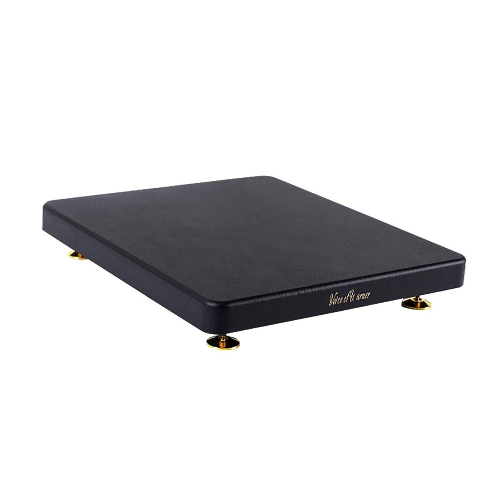 Speaker Stands,A Suspension for Bookshelf Speakers Up to 40 Lbs, with Pure Copper Feet, for Better Audio, Easy Assembly, Matte Black