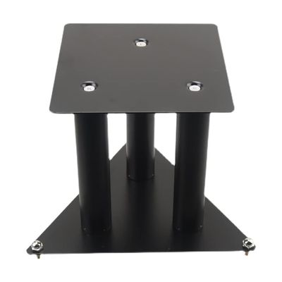Speaker Stands,All Steel Bookshelf for Home Surround Sound Systems, 2mm Thick Metal Tray, Easy Assembly Enhanced Listening