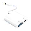 KikoSaka Lightning to USB Camera Adapter for iPhone with Lightning Charging Port USB 3.0 Female OTG Cable Keyboard Mouse No Support USB C, SSD view 1