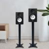 Speaker Stands,All Steel Bookshelf Holds Satellite and Bookshelf Speakers Up to 60kg/132lbs, Enhanced Listening Experience view 3
