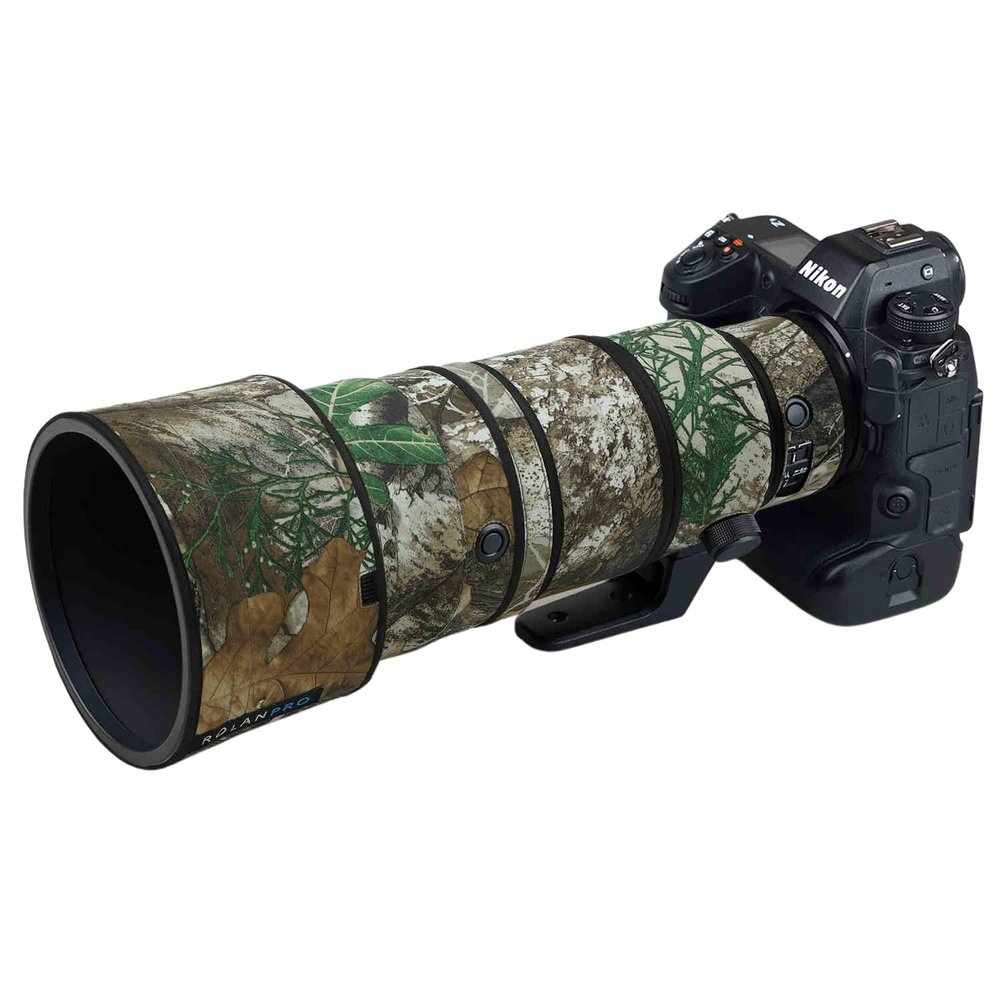 ROLANPRO Waterproof Lens Camouflage Cover for Nikon Z 400 F/4.5 VR S Camouflage Rain Cover Lens Protective Sleeve #27