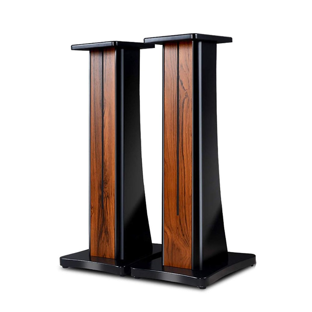 Speaker Stands,2pcs Bookshelf for Bookshelf Speakers Up to 40 Lbs, Or Surround Sound and Book Shelf Speakers, 25 Arc Design
