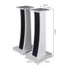 Speaker Stands,2pcs Bookshelf for Bookshelf Speakers Up to 40 Lbs, Or Surround Sound and Book Shelf Speakers, 25 Arc Design view 2