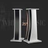 Speaker Stands,2pcs Bookshelf for Bookshelf Speakers Up to 40 Lbs, Or Surround Sound and Book Shelf Speakers, 25 Arc Design view 4