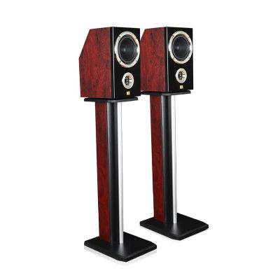 Speaker Stands,2pcs Bookshelf Aluminum Alloy Pillar Decoration, for Surround Sound and Book Shelf Speakers, Easy Assembly
