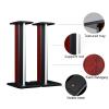 Speaker Stands,2pcs Bookshelf Aluminum Alloy Pillar Decoration, for Surround Sound and Book Shelf Speakers, Easy Assembly view 4