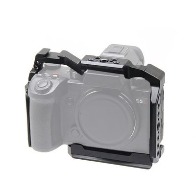 BGNing Camera Cage Compatible with Panasonic S5 II IIX DSLR Video RigNATO Rail Cold Shoe Arca-Swiss Quick-Release Mount