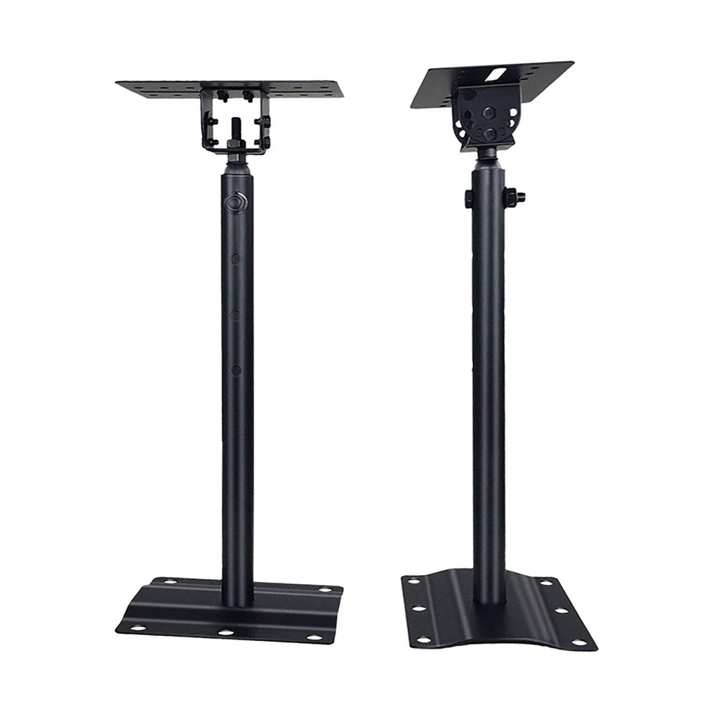 Speaker Stands,1 Pair Speakers Wall Bracket Black, Speaker Hanger, Can Bear A Load of 140 Lbs/65 Kg, Tilting Swivel Adjustable