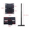 Speaker Stands,1 Pair Speakers Wall Bracket Black, Speaker Hanger, Can Bear A Load of 140 Lbs/65 Kg, Tilting Swivel Adjustable view 2