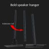 Speaker Stands,1 Pair Speakers Wall Bracket Black, Speaker Hanger, Can Bear A Load of 140 Lbs/65 Kg, Tilting Swivel Adjustable view 4