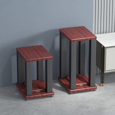 Speaker Stands,Bookshelf Surround Sound with Adjustable Spikes, Supports 132lbs/60kg, Holds Satellite & Small Bookshelf Speakers