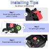 KCMYTONER 1 Pack Compatible for TZe-435 TZe435 TZ435 TZ-435 Laminated Ptouch Label Tape 12mm 0.47 Inch White on Red Tape for PT-D210 PT-H110 PT-D220 PT-D410 PT-D600 Label Maker view 2