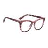 bullabulling Reading Glasses Blue Light BlockingComputer Square Spring Readers (brown flower, 1.0, multiplier_x) view 4