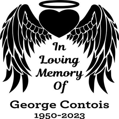 Personalized in Loving Memory of Angel Wings Heart Sticker 12 inches