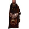 Madosh Genuine Vintage Camera Genuine Leather Men's Shoulder Bag Brown DSLR SLR Lens Protection Crossbody Bag Meduim Carry All Bag Laptop Crossbody Bag Travel view 4