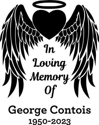 Personalized in Loving Memory of Angel Wings Heart Sticker 6 inches