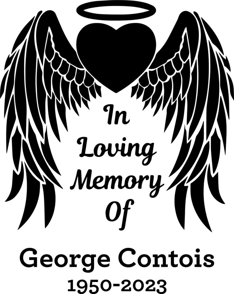 Personalized in Loving Memory of Angel Wings Heart Sticker 6 inches