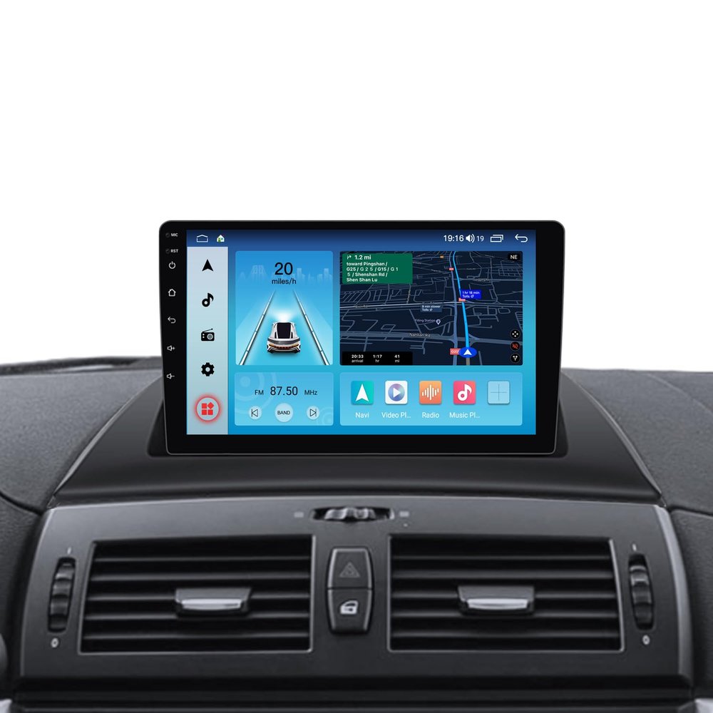 Fellostar Radio Stereo for BMW X3 E83 2004-2012 Head Unit with Carplay & Android Auto 8-Core 2+32G 9 Inch Touch Screen Bluetooth/GPS/SWC/AM/FM/DSP/5G(Free Reverse Camera Include)