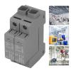 WOOXGEHM Voltage Surge Arrester Device, 2040KA 1000VDC 2P Surge Arrester Device, Strong Electrical Conductivity, High Precision Voltage Surge Arrester view 4