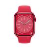 Apple Watch Series 8 (GPS, 45MM) - Red Aluminum Case with Red Sport Band, M/L (Renewed Premium) view 2