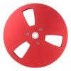 Take Up Reel, 7 x 1/4 Empty Small Hub With 3 Holes, Aluminum Alloy Universal Open Audio Takeup for Recording Nab (Red) view 1