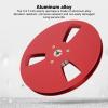 Take Up Reel, 7 x 1/4 Empty Small Hub With 3 Holes, Aluminum Alloy Universal Open Audio Takeup for Recording Nab (Red) view 4
