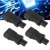 4PCS IEC320 C14 to IEC320 C7 Power Converter, 10A 250V, 2.5A 250V 2500W Universal for PDU Case Power Supply, Notebook Computer Power Adapter view 4
