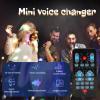 Mini Voice Changer Device, Portable 8 Sound Effects Support Multi Languages Handheld Sound Card for Adults, Kids, PC Mobile Phone view 3