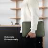 Incase ICON Sleeve with Woolenex - MacBook Pro 14 inch Case - 2025, 2024, 2023, 2022, 2021, M5, M4, M3, M2, M1 - Fitted MacBook Case, Laptop Sleeve, Hard Cover, Durable, Lightweight - Huntmaster Green view 2