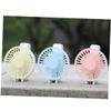 Veemoon Rechargeable Mini Fan Handheld Deck Fan Portable and Lightweight for Home Office Bedroom Outdoor Use Yellow view 3