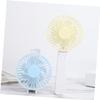 Veemoon Rechargeable Mini Fan Handheld Deck Fan Portable and Lightweight for Home Office Bedroom Outdoor Use Yellow view 4