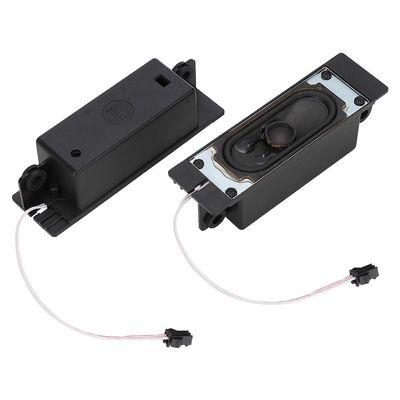 Cuifati 2Pcs 8 Ohm 10W TV Box Speaker with Clear Red and White Wires, and Wide Range Sound, ABS Shell for LCD TV Advertising Player Replacement