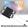 Cuifati 2Pcs 8 Ohm 10W TV Box Speaker with Clear Red and White Wires, and Wide Range Sound, ABS Shell for LCD TV Advertising Player Replacement view 4