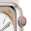 Apple Watch Series 8 (GPS + Cellular, 41MM) Starlight Aluminum Case with Starlight M/L Sport Band (Renewed Premium) view 3