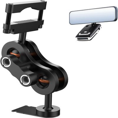 xsaaczm Radar Detector Mount Rearview Mirror Bracket, Car Truck Mirror Radar Mount Bracket, Aluminum Rearview Mirror Rod Mount (for Escort Max / Max2/ MAX360 Radar)
