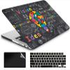 AMCJJ Compatible with MacBook Air 13.6 inch Case 2025 2024 2023 2022 M4 A3240 M3 A3113 M2 A2681, Plastic Hard Shell Case;Keyboard Cover&;Screen Protector - Idea view 1
