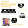 Goutoports Medal Display Hanger - Sport Award Plaques Holder Rack for Wall Mount - Black Steel Metal Holder with 20 Hooks Hold Up 60 Medals Easy to Install view 2