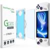 amFilm OneTouch Screen Protector for ASUS ROG Ally X 2024 / ROG Ally 2023 7'' | Auto-Alignment install | Bubble Free | 9H+ Military-Grade Tempered Glass | Drop Protection | FHD Clarity | 2 Pack view 1