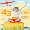 iClever Kids Bluetooth Headphones with LED Lights, BTH18 Safe Volume 74/85dBA, 43H Playtime, Bluetooth5.3 Kids Headphones Wireless Aux Cord for iPad/Tablet/Travel/School, Green view 4