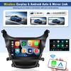 CAMECHO Android 15 Car Stereo for Hyundai Elantra 2014-2016 Radio,Wireless Carplay Android Auto Mirror Link, 9" Touch Screen Car Radio Bluetooth, HiFi, EQ, GPS, FM/RDS, WiFi + Backup Camera 2G+32G view 3
