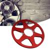 1/4 10 Inch Take Up Reel to Reel Small Hub,Aluminum Alloy Nab Open Reel Takeup Reel for 1/4in Tapes,6 Wind HolesUniversal Open Reel Takeup Reel (Red) view 2