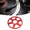 1/4 10 Inch Take Up Reel to Reel Small Hub,Aluminum Alloy Nab Open Reel Takeup Reel for 1/4in Tapes,6 Wind HolesUniversal Open Reel Takeup Reel (Red) view 3